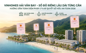 sổ đỏ vinhomes hải vân bay