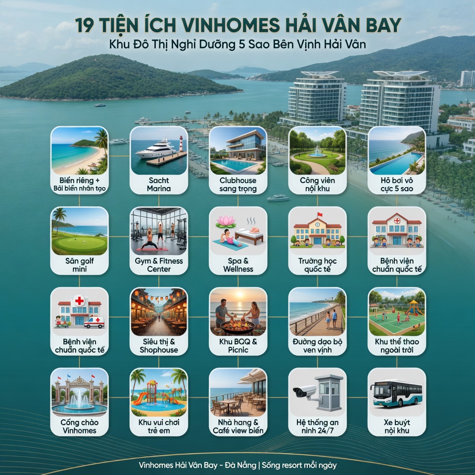 19 tiện ích vinhomes hải vân bay