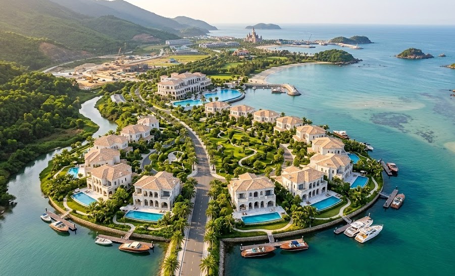 biệt thự đơn lập vinhomes hải vân bay đảo ngọc