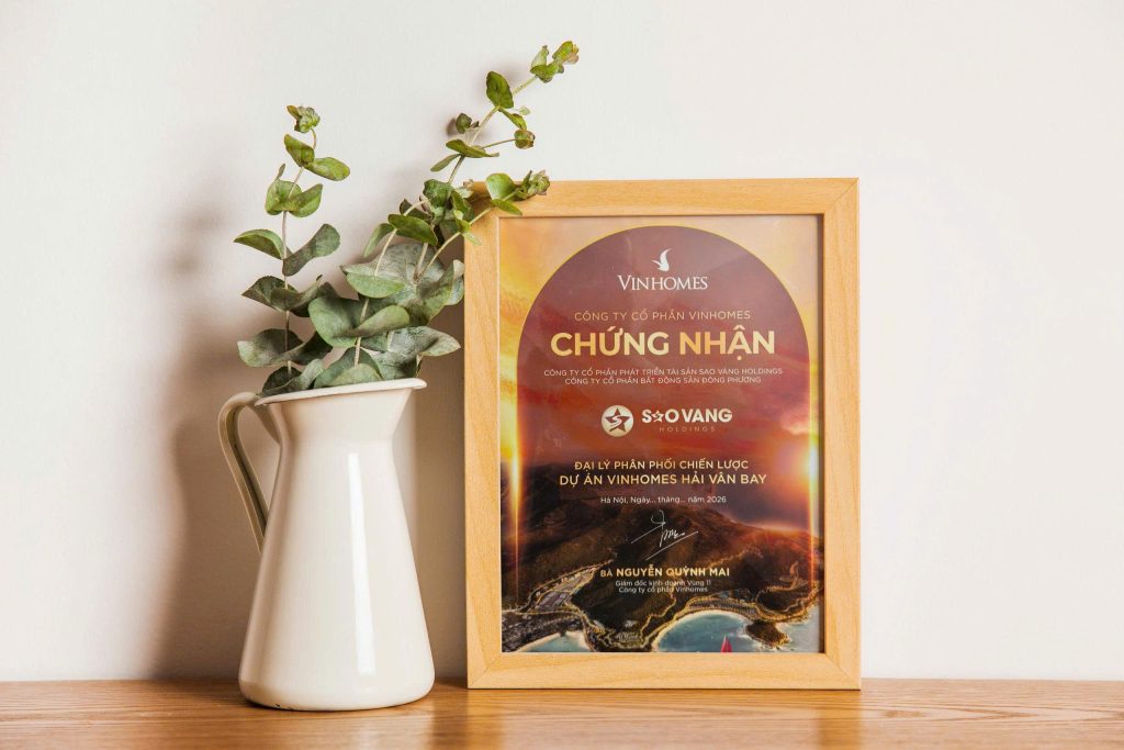 giấy chứng đủ điều kiện phân phối vinhomes hải vân bay
