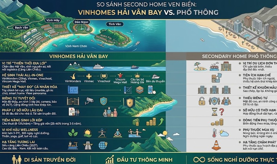 vi sao giới thượng lưu chọn vinhomes hải vân bay